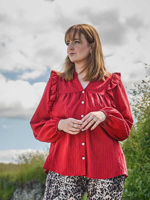 ZOEY KIRA BLOUSE Bluser 627 Bright red