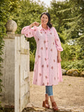 LEAH DRESS - Bright Pink Mix