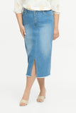 LESLIE SKIRT - Denim blue