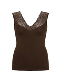 LUCI SHAPEWEAR TOP - Mocca Brown