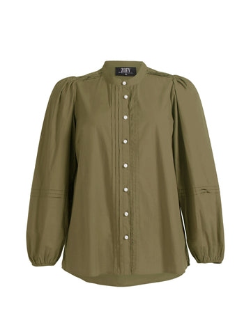 ZOEY MAIKEN SHIRT Skjorter 316 Olive