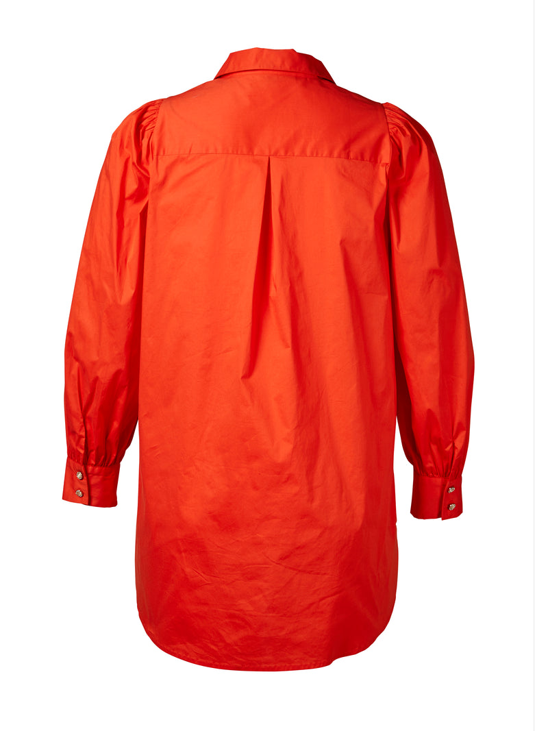 ZOEY MALLORY SHIRT Skjorter 644 hot orange 