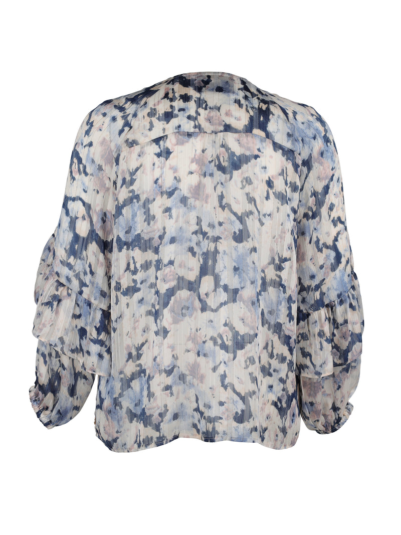 ZOEY MARGO BLOUSE Bluser 402 Blue mix