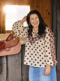 MAYA SHIRT - creme mix