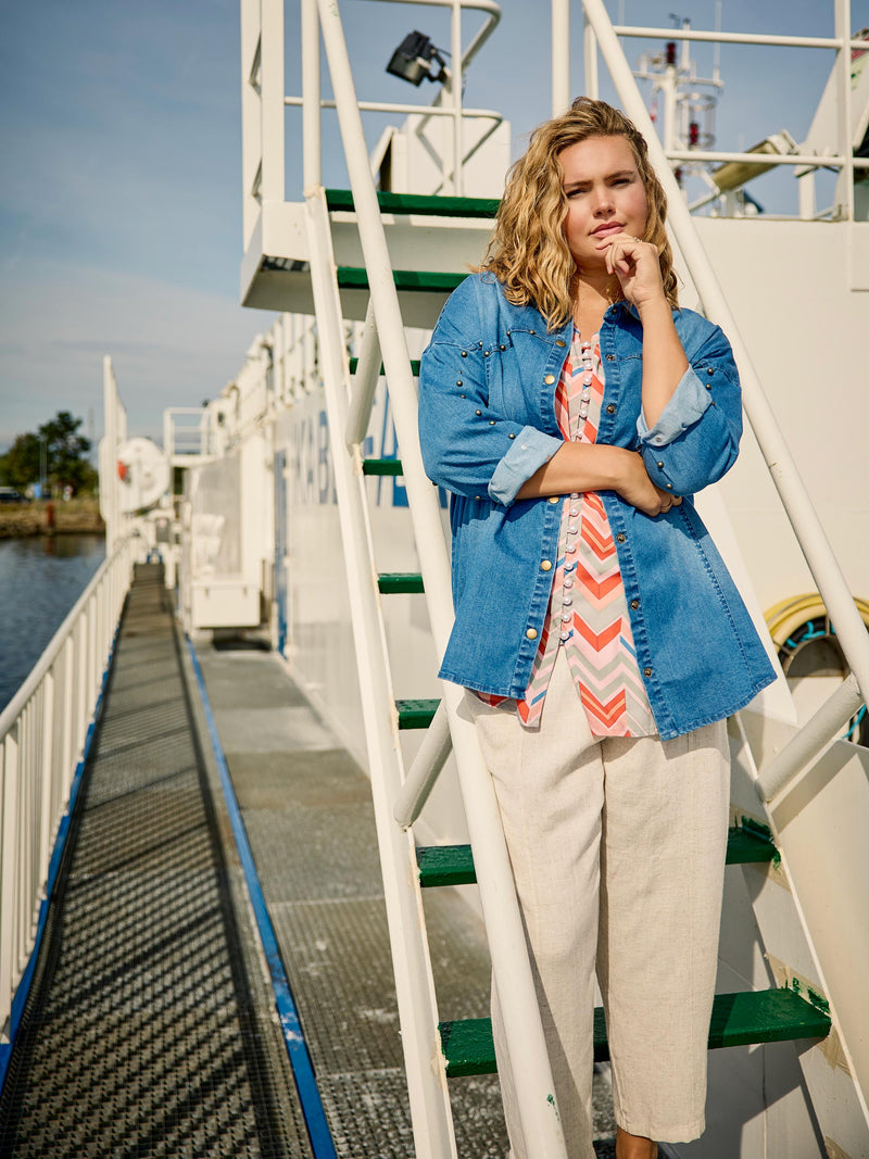 ZOEY MIA SHIRT Skjorter 481 Denim blue