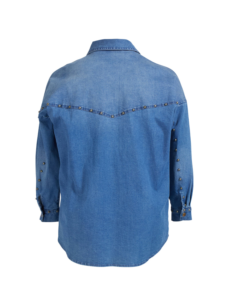ZOEY MIA SHIRT Skjorter 481 Denim blue