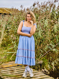 MINA DRESS - Light Denim blue