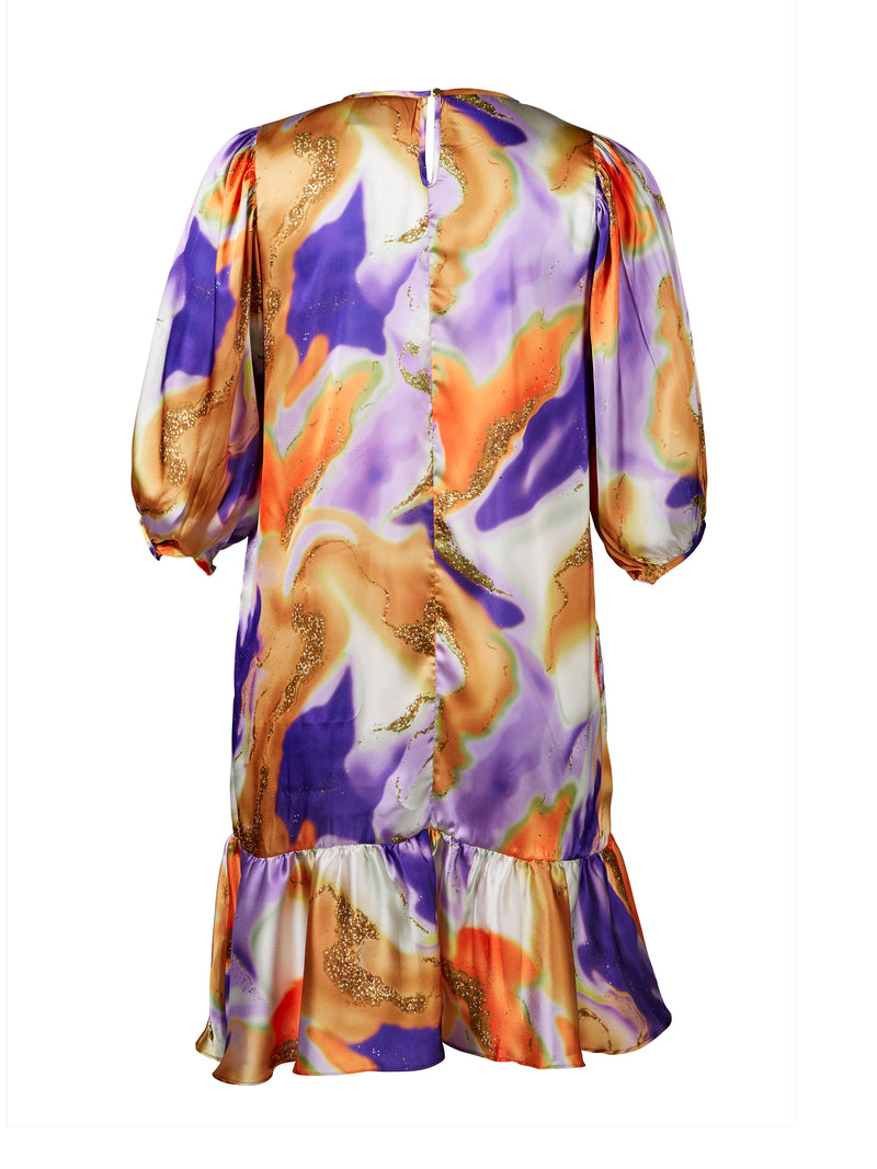ZOEY NAYELI DRESS Dress 756 purple mix