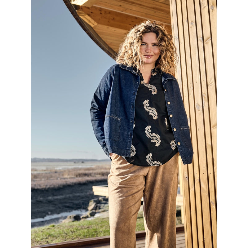 ZOEY PENNY JACKET Jakker 482 Dark Denim