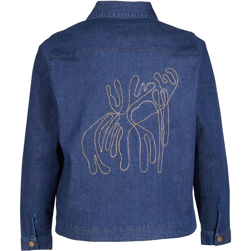 ZOEY PENNY JACKET Jakker 482 Dark Denim