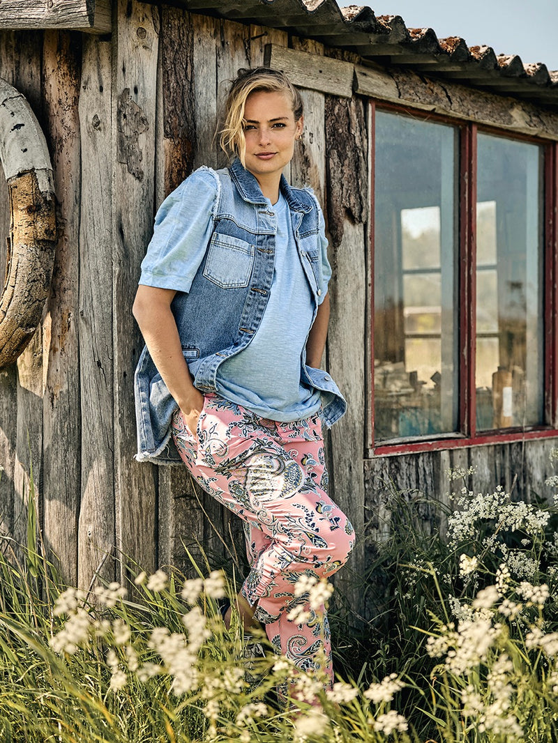 ZOEY RILEY PANTS Bukser 619 Flamingo Pink