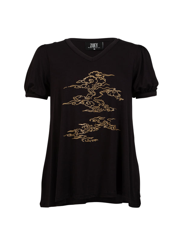ZOEY SIA T-SHIRT T-shirt Sort