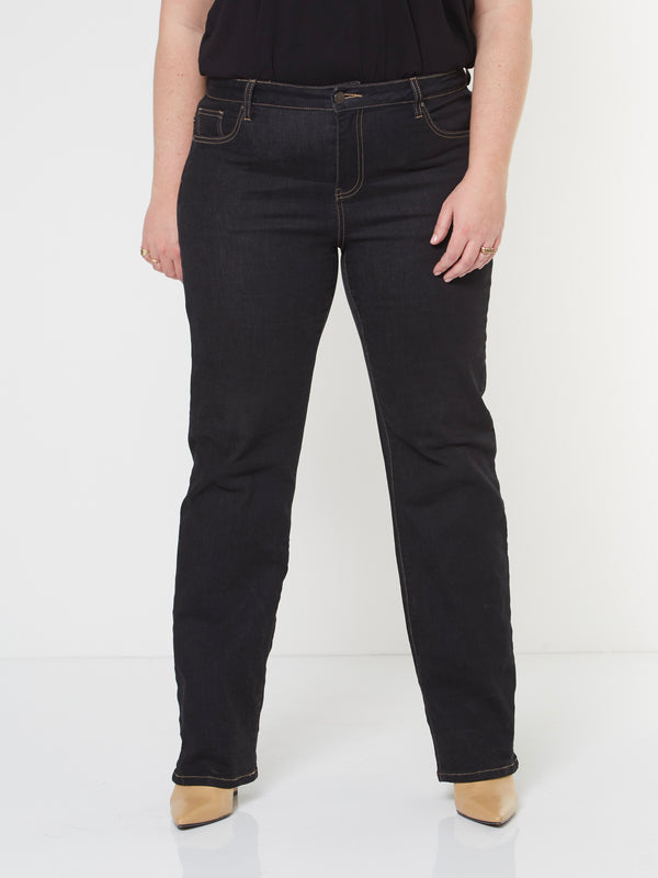 ZOEY SKY LONG JEANS Jeans 006 Black Denim