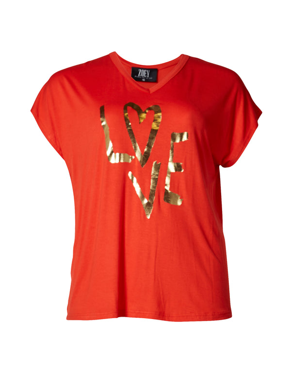 ZOEY TATUM T-SHIRT T-shirt 644 hot orange 