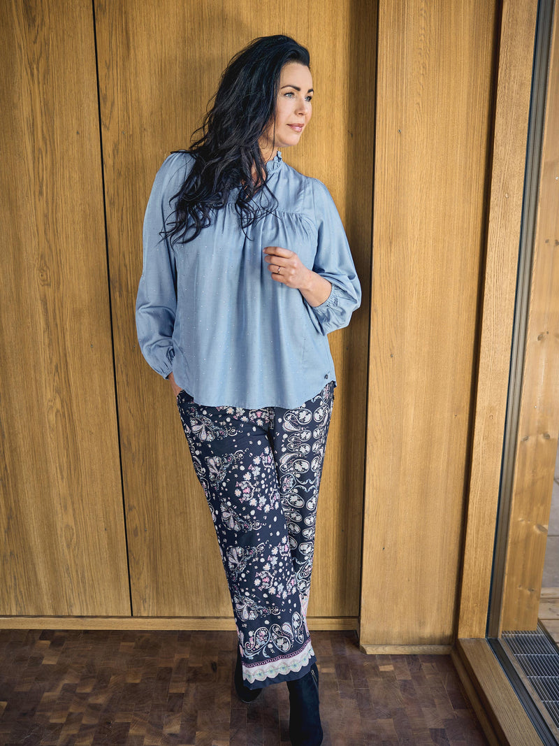 ZOEY TIA BLOUSE Bluser 304 Sky Blue