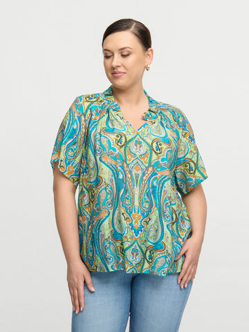 ZOEY VEDA BLOUSE Bluser 303 Peppermint green mix