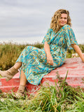 VEDA DRESS - Peppermint green mix
