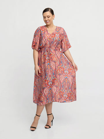 ZOEY VEDA DRESS Kjoler 668 Red Mix
