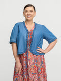 YARA JACKET - Light Denim blue